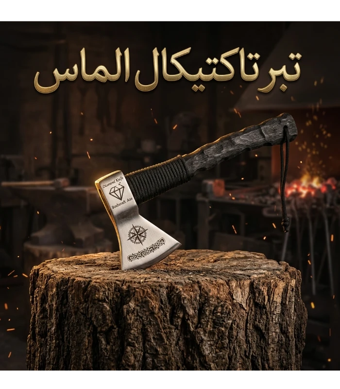 تبر تاکتیکال  فولادی الماس 